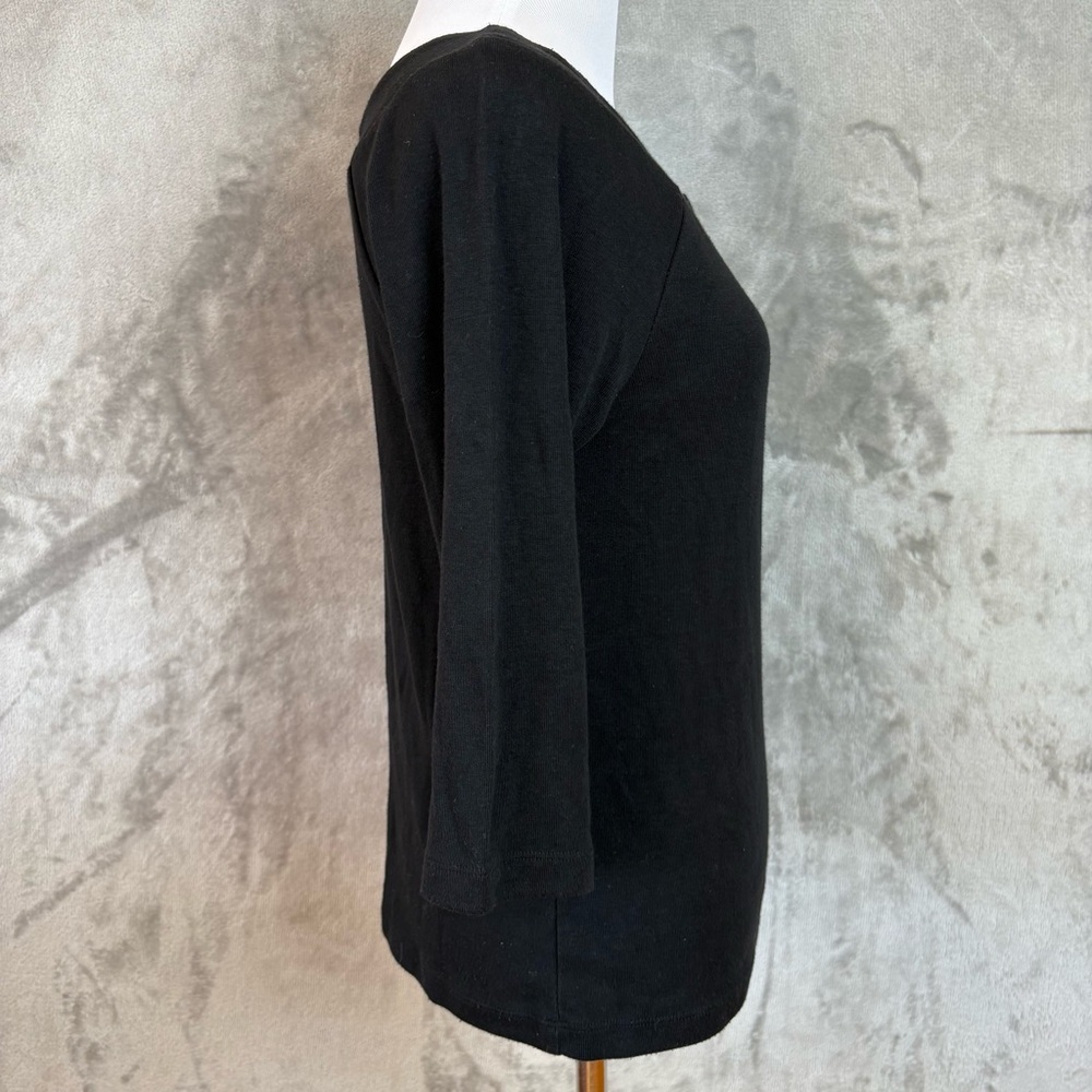 Elegant Coquette Girl Dressy Bow 3/4 Sleeve Sweater Top Wmn’s S - Picture 5 of 11